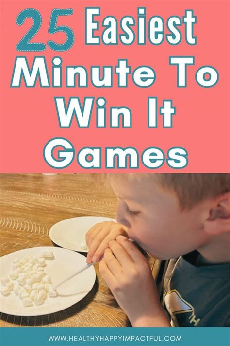 minute to win it games|25 Easiest Minute To Win It Games (Hilarious Fun For Kids.
